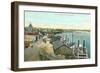 Boat Docks, St. Paul, Minnesota-null-Framed Art Print