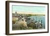 Boat Docks, St. Paul, Minnesota-null-Framed Art Print