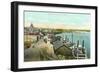 Boat Docks, St. Paul, Minnesota-null-Framed Art Print