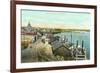 Boat Docks, St. Paul, Minnesota-null-Framed Art Print