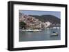 Boat Entering Harbour, Skopelos, Sporades, Greek Islands, Greece, Europe-Rolf Richardson-Framed Photographic Print