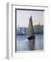 Boat Entering the Harbour-Eliseu Meifren y Roig-Framed Art Print