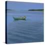 Boat Excursion on an Idyllic Lake-Harald Slott-Möller-Stretched Canvas
