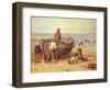 Boat, Figures and Sea-Myles Birket Foster-Framed Giclee Print