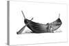 Boat for Fourteen Pairs of Oars, Found at Nydam, Jutland, 1892-null-Stretched Canvas