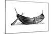 Boat for Fourteen Pairs of Oars, Found at Nydam, Jutland, 1892-null-Mounted Giclee Print