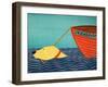 Boat Friendship Yellow-Stephen Huneck-Framed Giclee Print