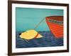 Boat Friendship Yellow-Stephen Huneck-Framed Giclee Print