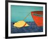 Boat Friendship Yellow-Stephen Huneck-Framed Giclee Print