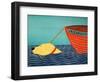 Boat Friendship Yellow-Stephen Huneck-Framed Giclee Print