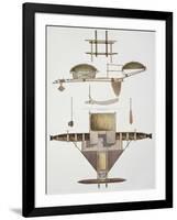 Boat from Caroline Islands-null-Framed Giclee Print