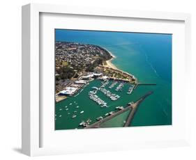 Boat Harbor, Urangan, Hervey Bay, Fraser Coast, Queensland, Australia-David Wall-Framed Photographic Print