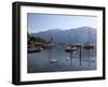 Boat Harbour and Lake, Bellagio, Lake Como, Lombardy, Italian Lakes, Italy, Europe-Frank Fell-Framed Photographic Print
