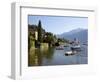 Boat Harbour and Lake Como, Bellagio, Lombardy, Italian Lakes, Italy, Europe-Frank Fell-Framed Photographic Print