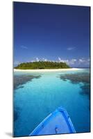 Boat Heading for Desert Island, Maldives, Indian Ocean, Asia-Sakis Papadopoulos-Mounted Photographic Print