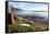 Boat House and Slip. Helgoy, Kvalsund, North Norway, Norway, Scandinavia, Europe-David Lomax-Framed Stretched Canvas