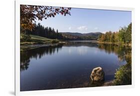 Boat house by a pond, near Bar Harbor, Mount Desert Island, near Arcadia Nat'l Park, Maine, USA-Jean Brooks-Framed Photographic Print