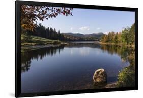 Boat house by a pond, near Bar Harbor, Mount Desert Island, near Arcadia Nat'l Park, Maine, USA-Jean Brooks-Framed Photographic Print