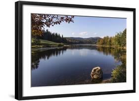 Boat house by a pond, near Bar Harbor, Mount Desert Island, near Arcadia Nat'l Park, Maine, USA-Jean Brooks-Framed Photographic Print