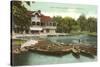 Boat House, Lincoln Park, Chicago, Illinois-null-Stretched Canvas