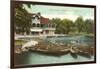 Boat House, Lincoln Park, Chicago, Illinois-null-Framed Art Print