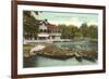 Boat House, Lincoln Park, Chicago, Illinois-null-Framed Premium Giclee Print