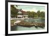 Boat House, Lincoln Park, Chicago, Illinois-null-Framed Premium Giclee Print
