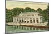 Boat House, Prospect Park, Brooklyn, New York-null-Mounted Art Print