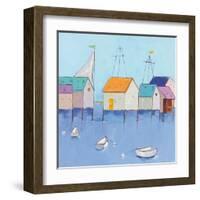 Boat House Row-Phyllis Adams-Framed Art Print