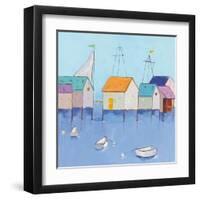 Boat House Row-Phyllis Adams-Framed Art Print