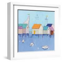 Boat House Row-Phyllis Adams-Framed Art Print