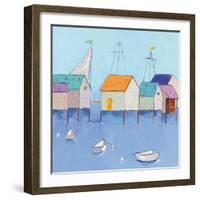 Boat House Row-Phyllis Adams-Framed Art Print