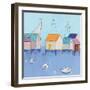 Boat House Row-Phyllis Adams-Framed Art Print