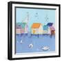 Boat House Row-Phyllis Adams-Framed Art Print