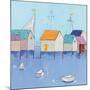 Boat House Row-Phyllis Adams-Mounted Art Print