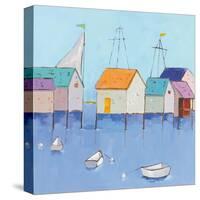 Boat House Row-Phyllis Adams-Stretched Canvas