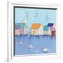 Boat House Row-Phyllis Adams-Framed Art Print