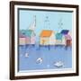 Boat House Row-Phyllis Adams-Framed Art Print