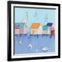 Boat House Row-Phyllis Adams-Framed Art Print