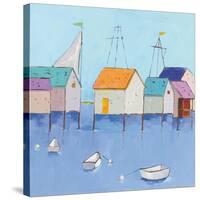 Boat House Row-Phyllis Adams-Stretched Canvas