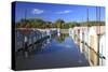 Boat Houses-X51hz-Stretched Canvas