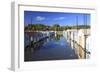 Boat Houses-X51hz-Framed Photographic Print