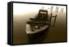 Boat III-Ynon Mabat-Framed Stretched Canvas