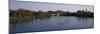 Boat in a River, Charles River, Boston and Cambridge, Massachusetts, USA-null-Mounted Photographic Print
