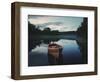 Boat in fog-Christian Lindsten-Framed Photographic Print