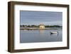 Boat in front of Saint-Cado isle, Quiberon, Morbihan, Brittany, France, Europe-Francesco Vaninetti-Framed Photographic Print