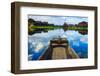 Boat in Inle Lake, Shan State, Myanmar-lkunl-Framed Photographic Print