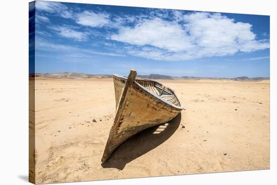 Boat in the Desert, Paracas National Reserve, Peru-xura-Stretched Canvas