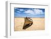 Boat in the Desert, Paracas National Reserve, Peru-xura-Framed Photographic Print