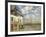 Boat In The Flood-Alfred Sisley-Framed Giclee Print